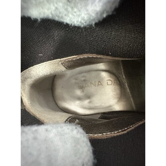 DANA DAVIS Brown Suede Leather Ankle Booties Sz 7.5 B - Picture 8 of 11